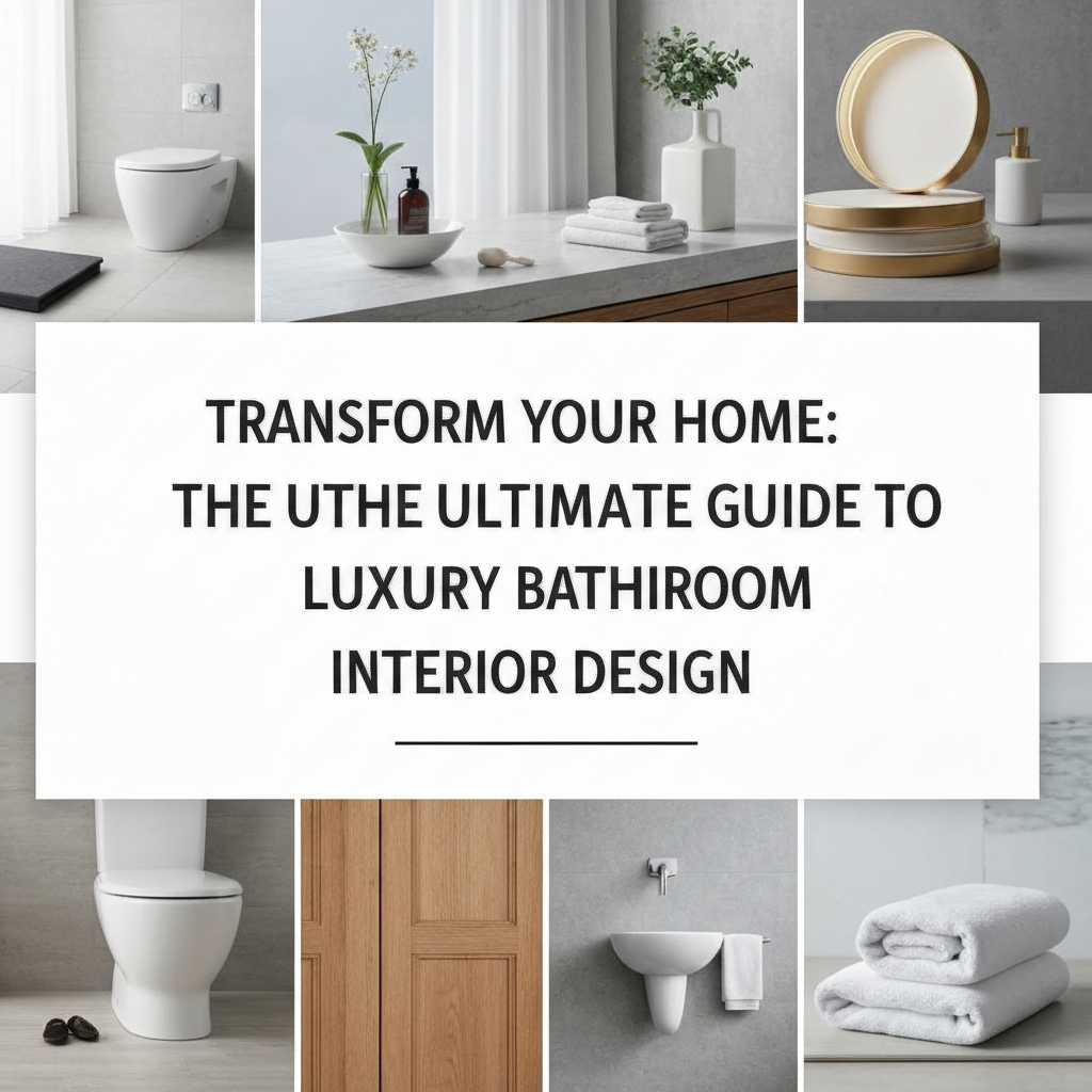 Transform Your Home: The Ultimate Guide to Luxury Bathroom Interior Design